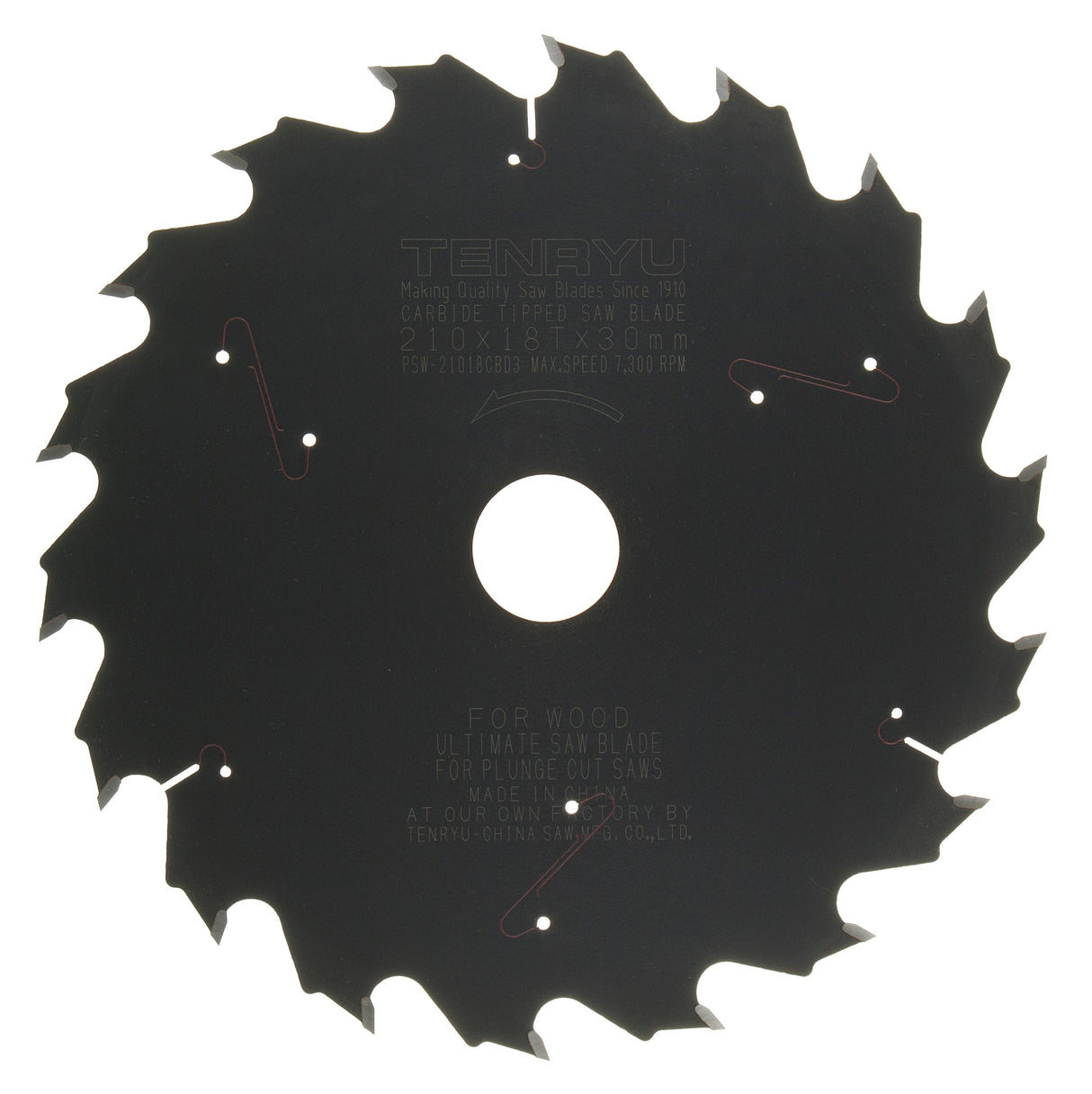 Plunge-Cut Saw Blade - 210mm, 18T