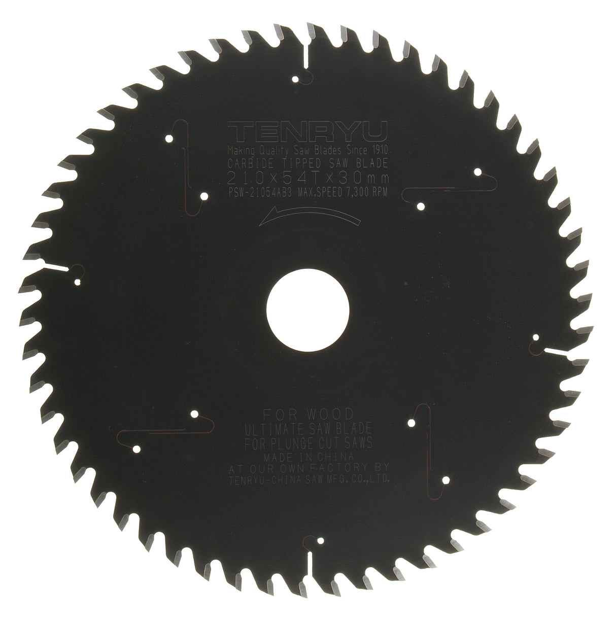 Plunge-Cut Saw Blade - 210mm, 54T