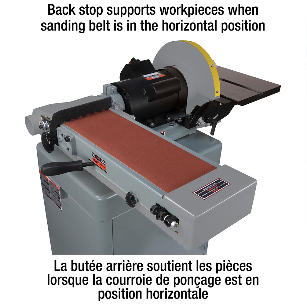 Belt & Disc Sander - 6” x 48” x 12”