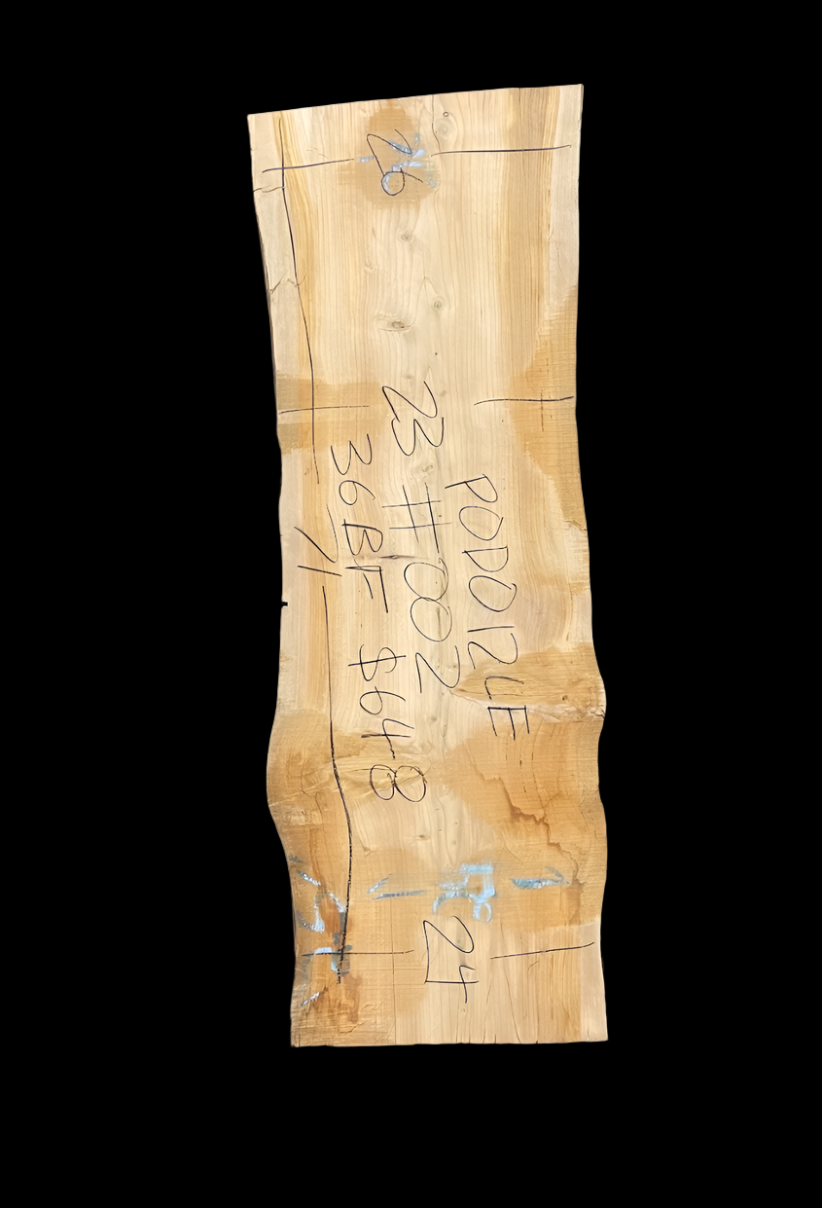 Podocarpus 12/4 Live Edge #002