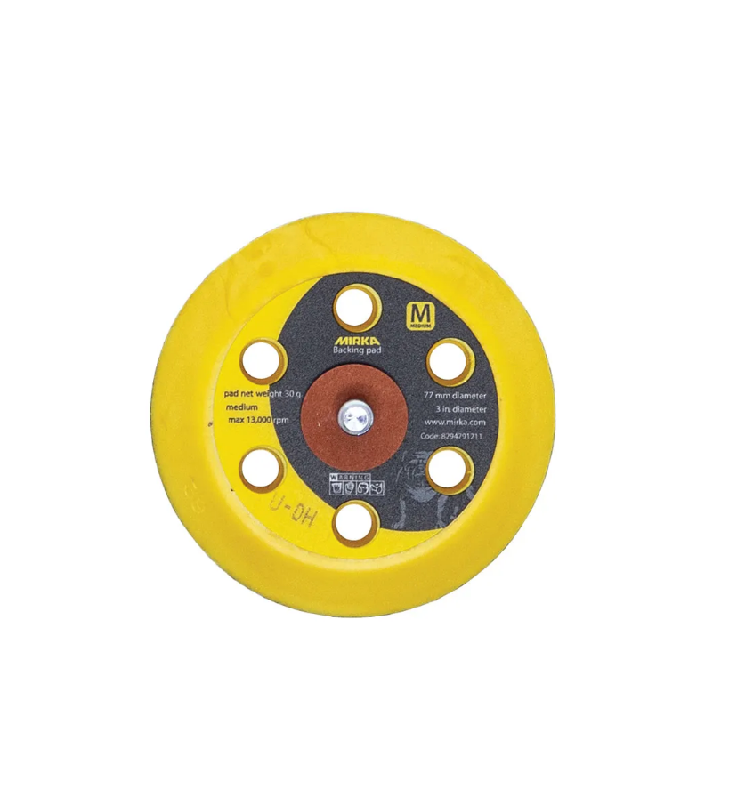 Backing Pad - 3” Multi‐Hole Grip‐Faced