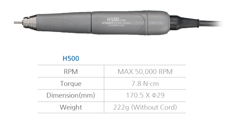 Oz Black Micro Motor Hand Piece Set