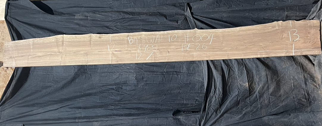 Bastogne Walnut 10/4 Live Edge #004