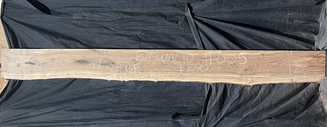 Bastogne Walnut 10/4 Live Edge #005