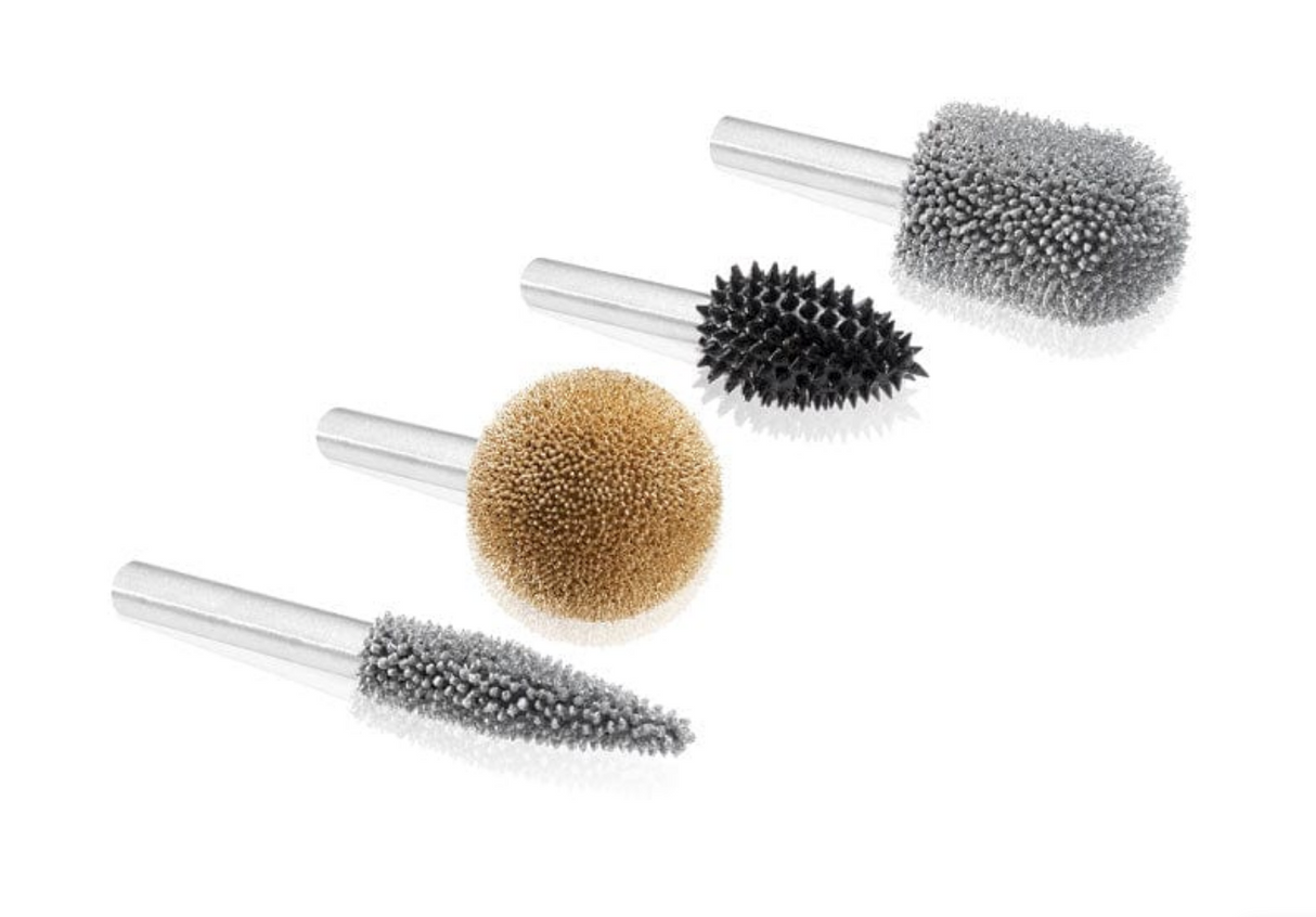 1/4" Shaft, 4 Piece Variety Burr Kit (T-14, S-1G. BN-34, FLX-12C)