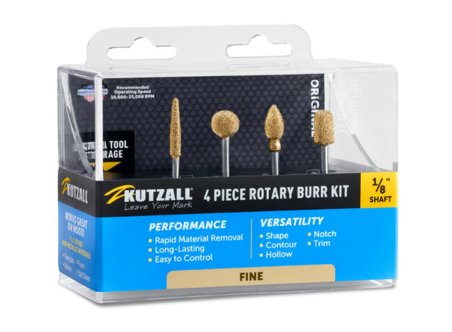 1/8" Shaft, 4 Piece Burr Kit