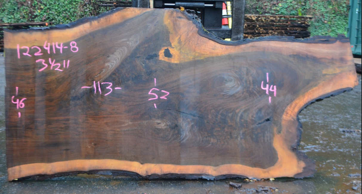 Black Walnut Live Edge #122414-9