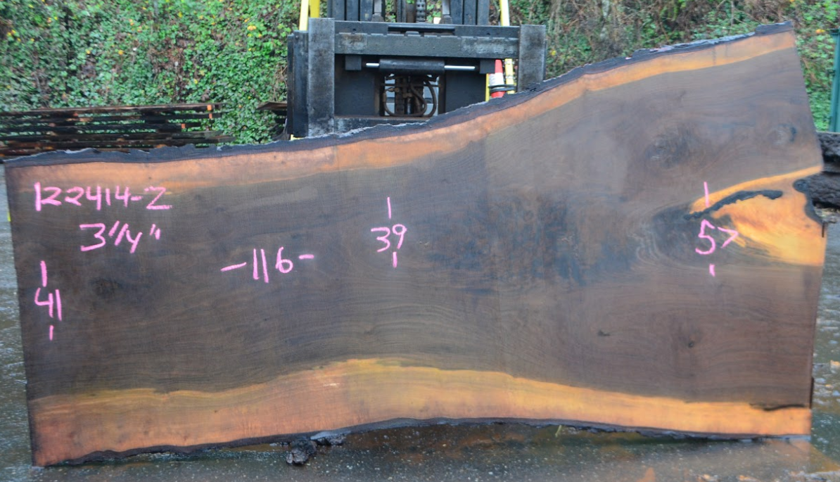 Black Walnut Live Edge #122414-2