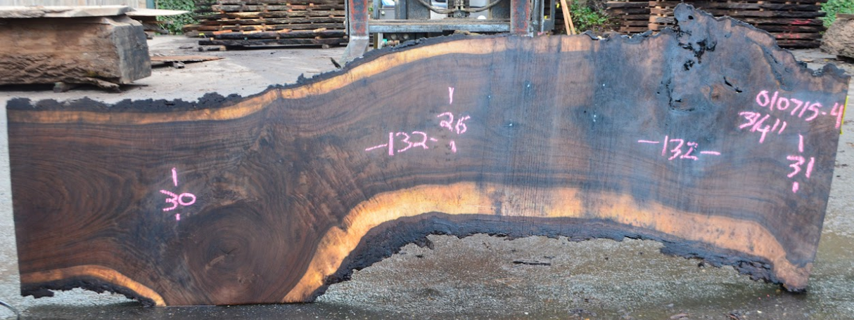 Black Walnut Live Edge #010715-4