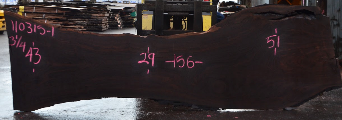 Black Walnut Live Edge #110315-1