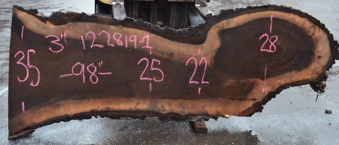 Black Walnut Live Edge #122819-1