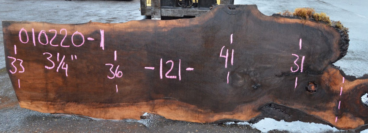 Black Walnut Live Edge #010220-1