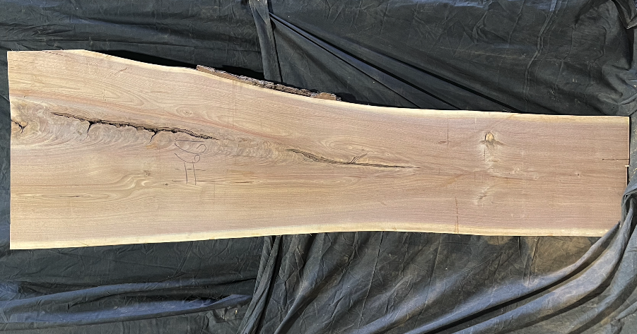 Black Walnut 8/4 Live Edge #661