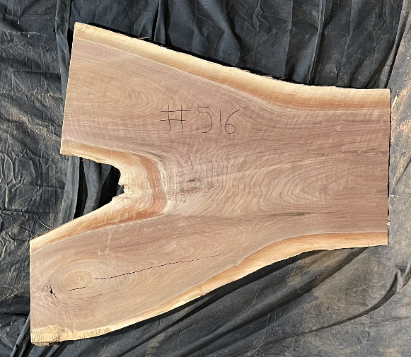 Black Walnut 10/4 Live Edge #516