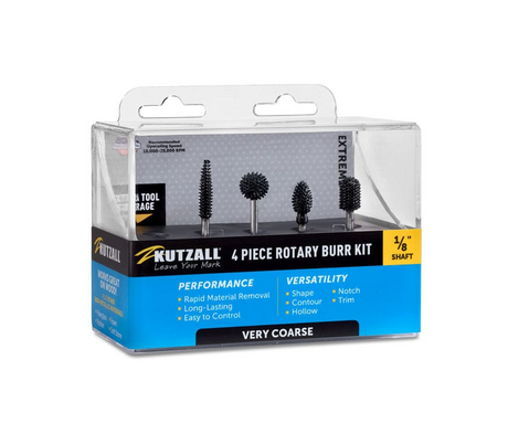 1/8" Shaft, 4 Piece Burr Kit