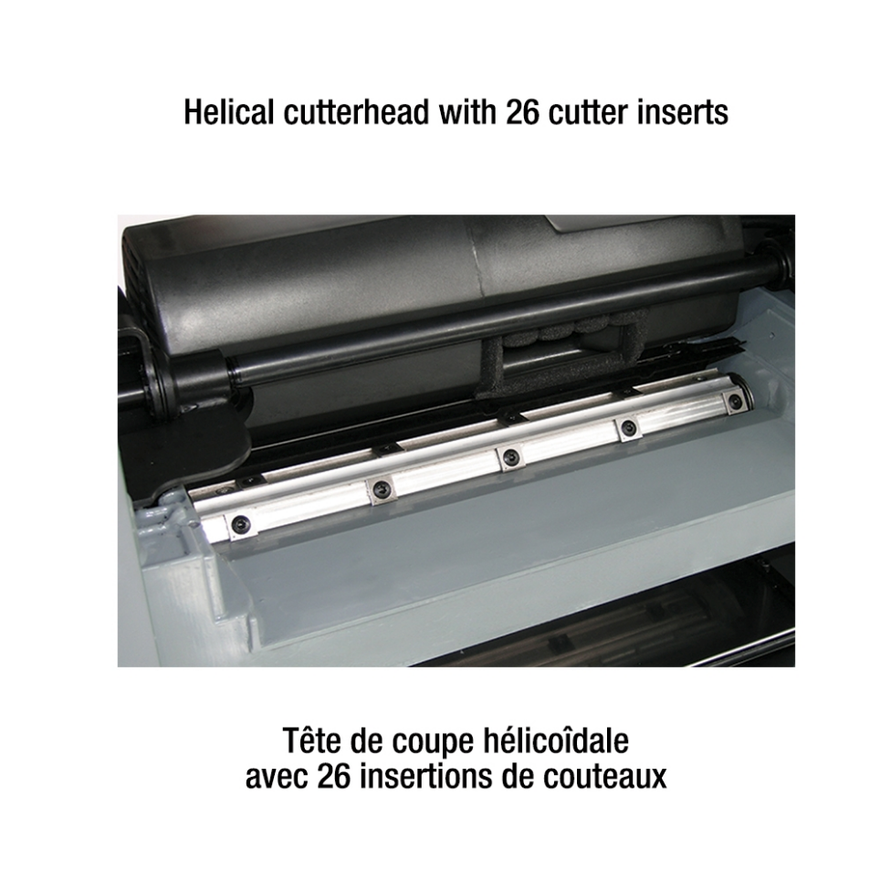 13" Planer - Helical Cutterhead