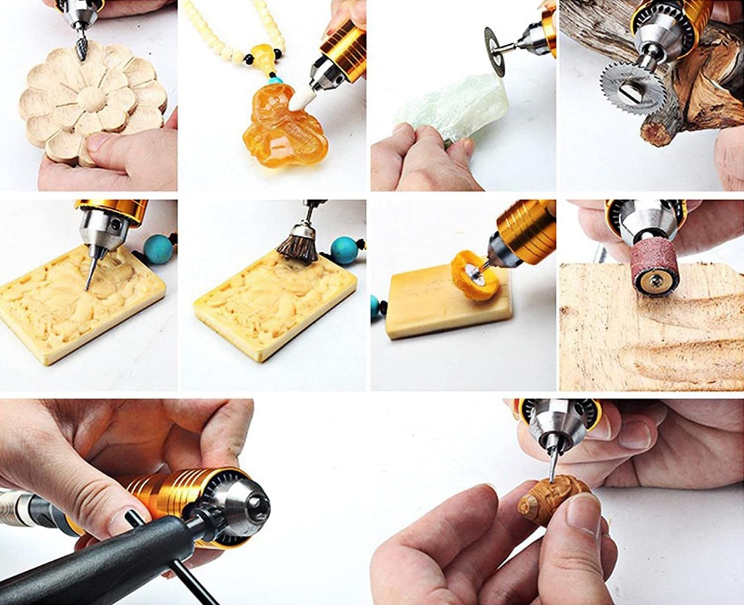 Electric Flex Shaft Rotary Power Carver - 1000W, 30000RPM