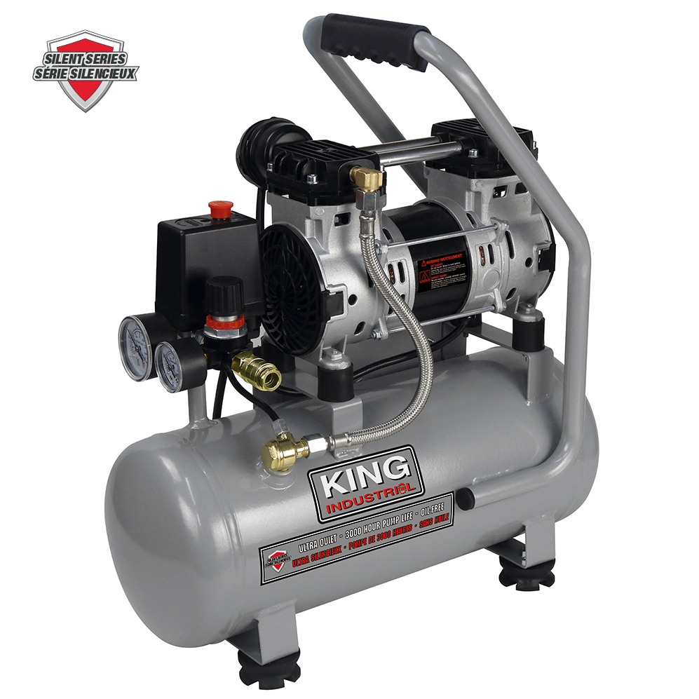 3 Gal Ultra-quiet Oil-free Air Compressor