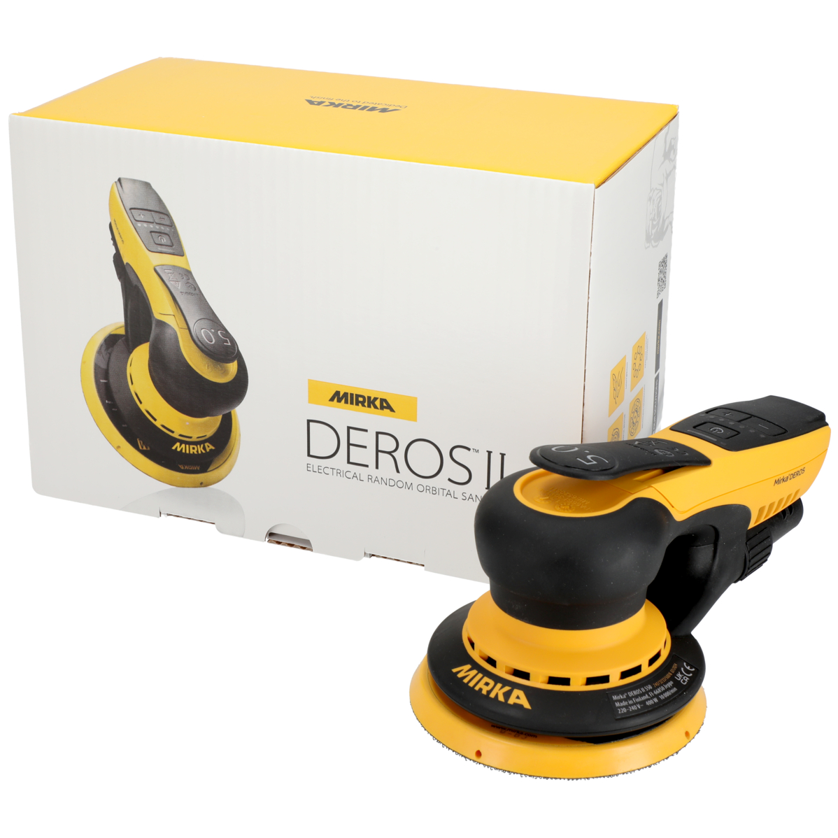 Mirka DEROS II - Vacuum-Ready Electric Sander