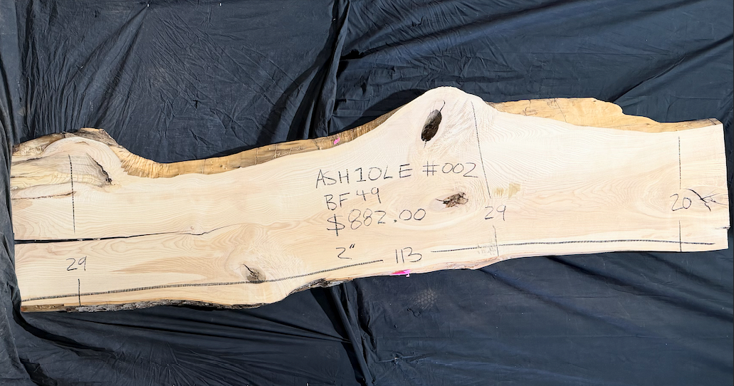 Ash 10/4 Live Edge #002