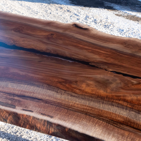 Live Edge Pecan Dining Table