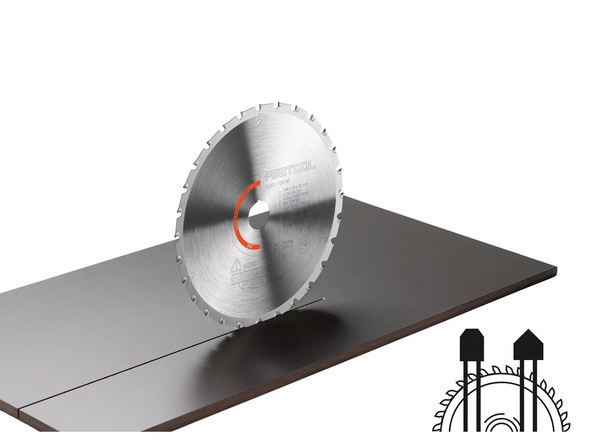 Diamond Saw Blade LAMINATE/HPL - DIA 168x1,8x20 F/FA28