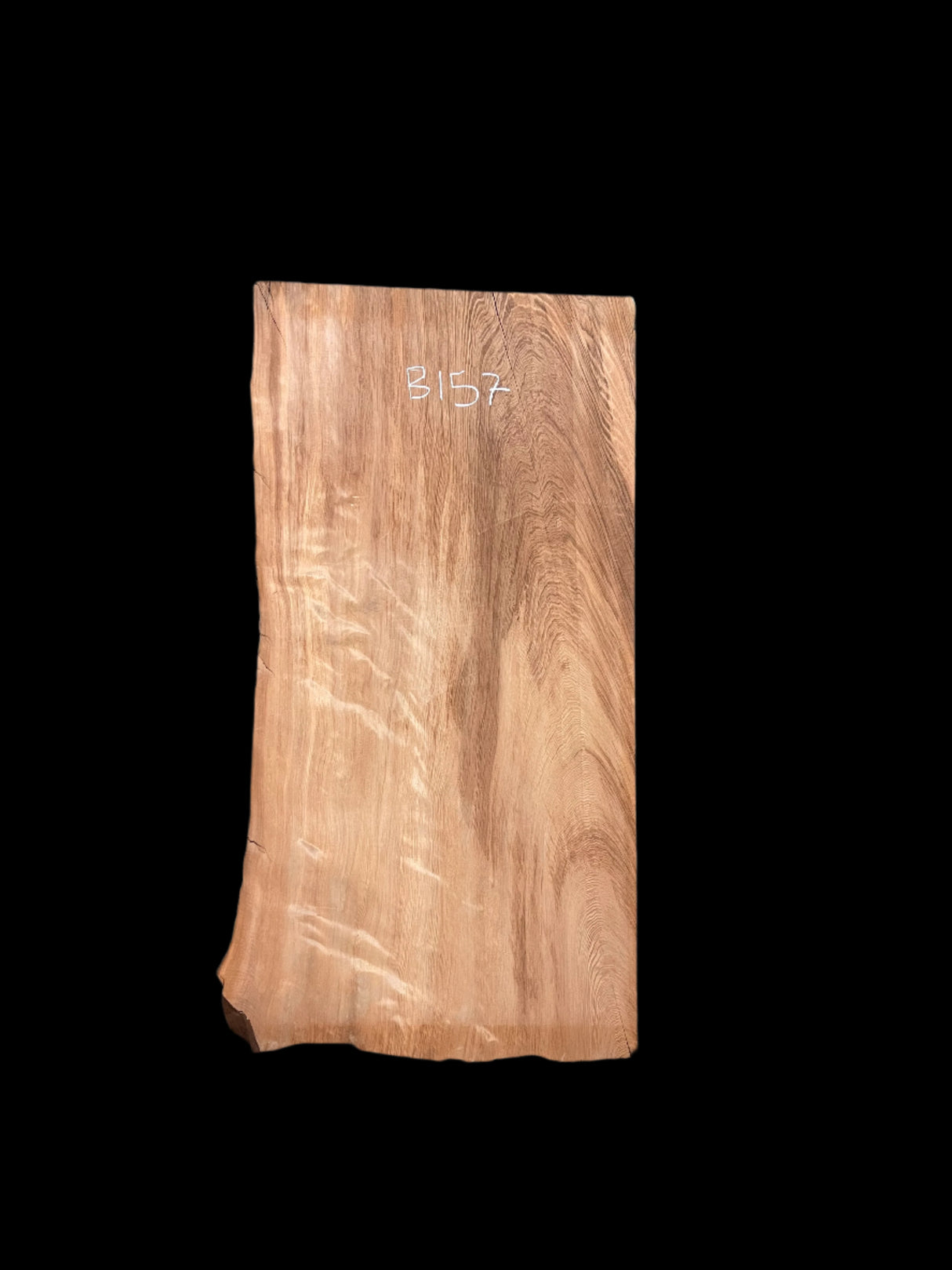 Curly old Growth Redwood Slab B157