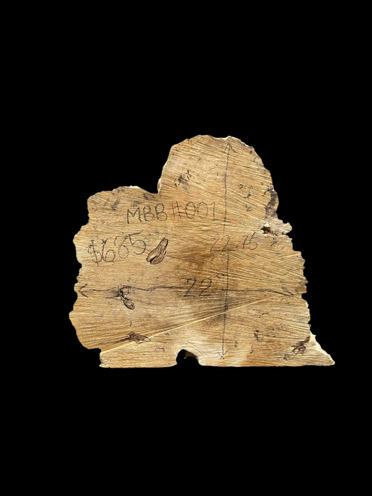 Maple Burl Block #001