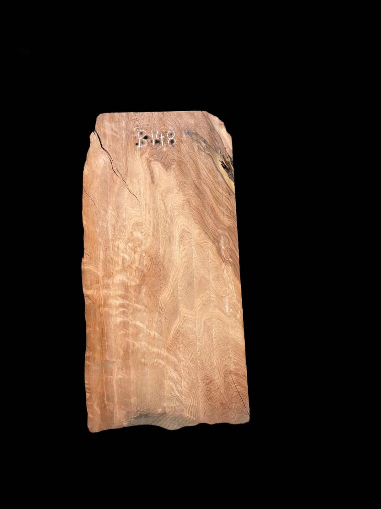 Curly Old Growth Redwood Slab B148