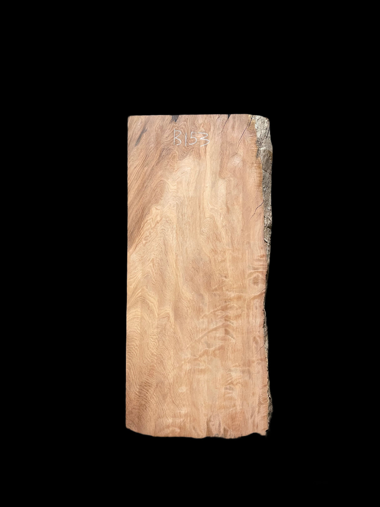 Curly Old Growth Redwood Slab B153