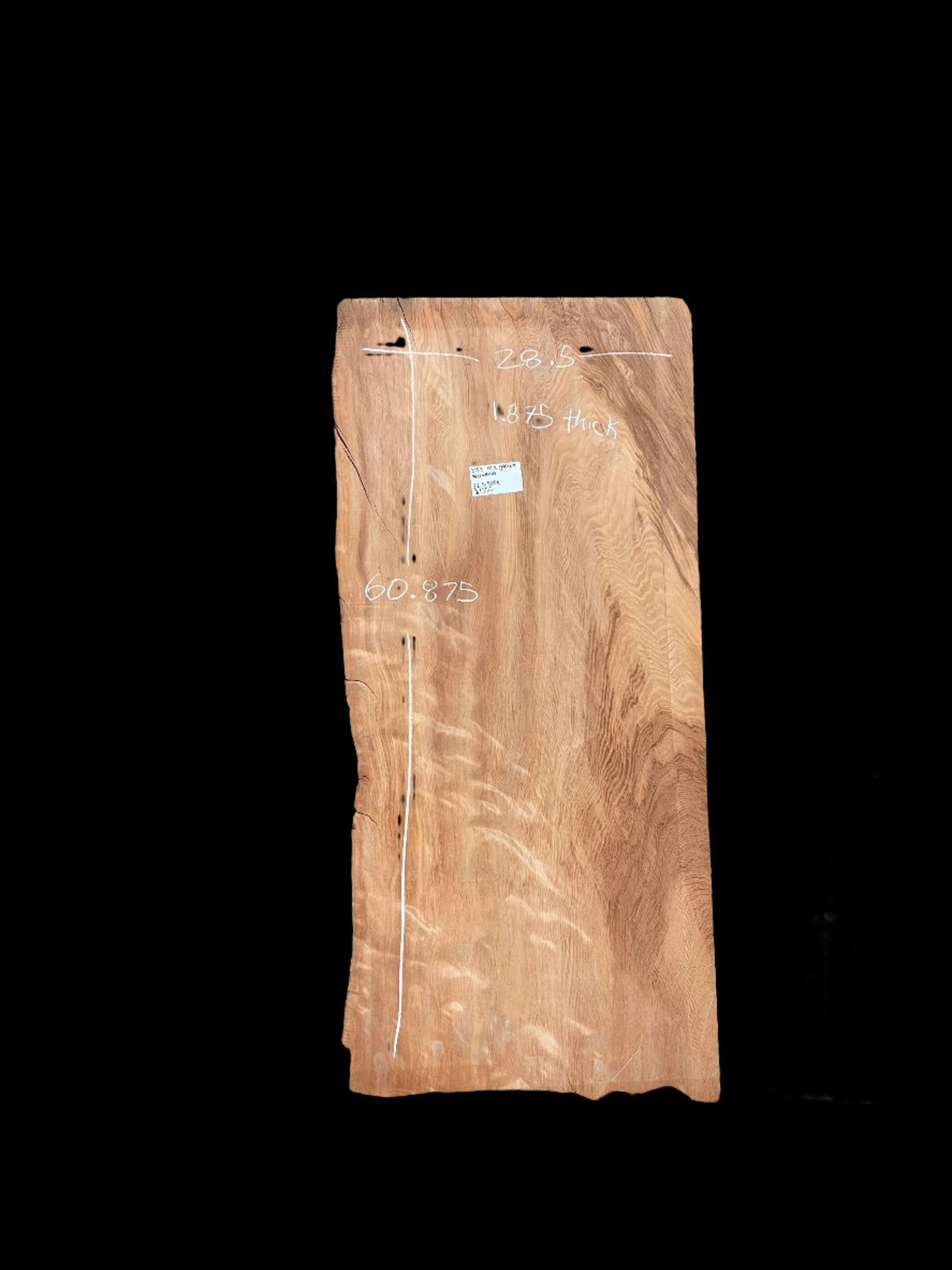 Curly Old Growth Redwood Slab B153