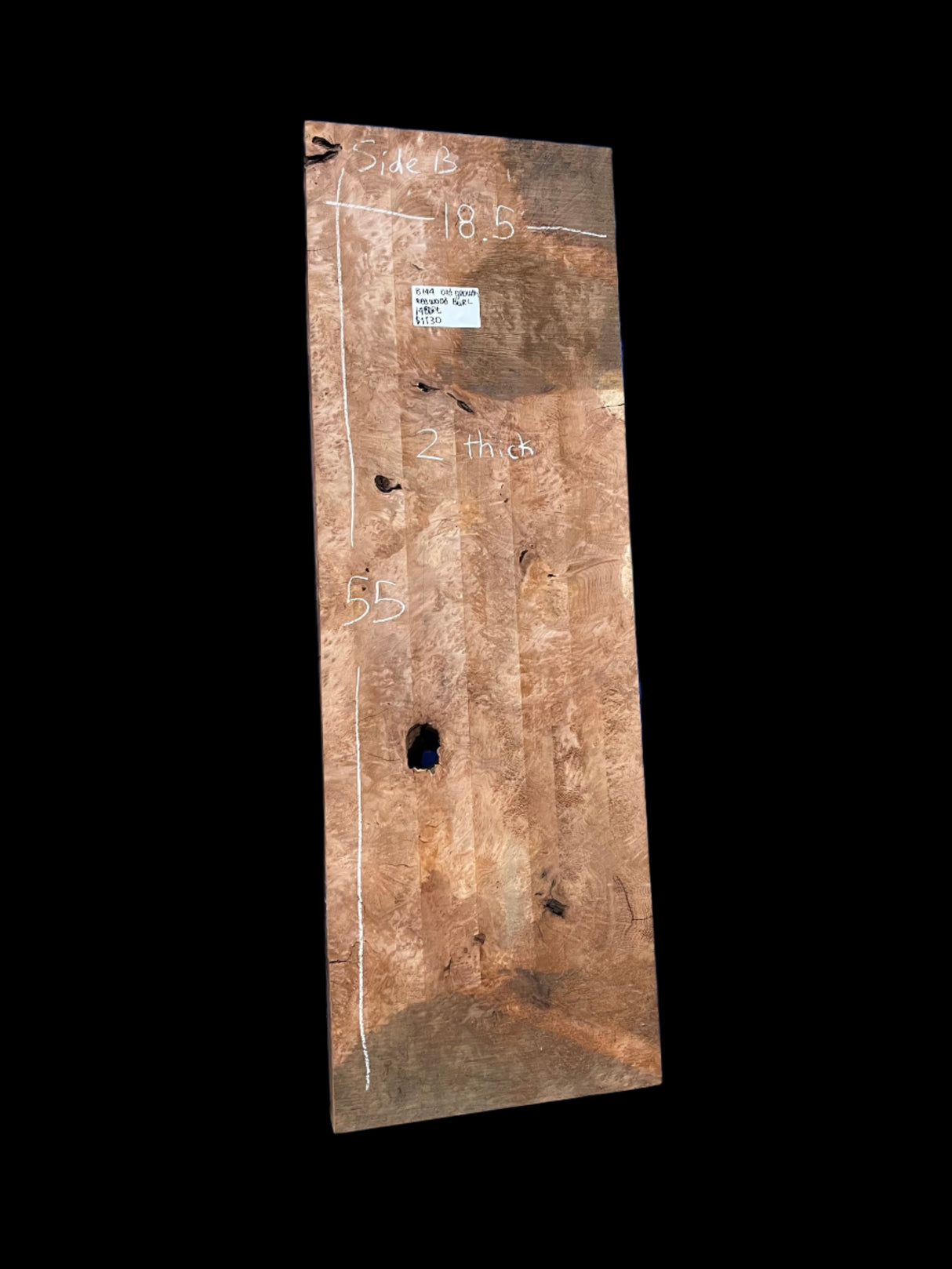 Old Growth Redwood Burl Slab B144