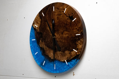 Resin and Wood Clocks