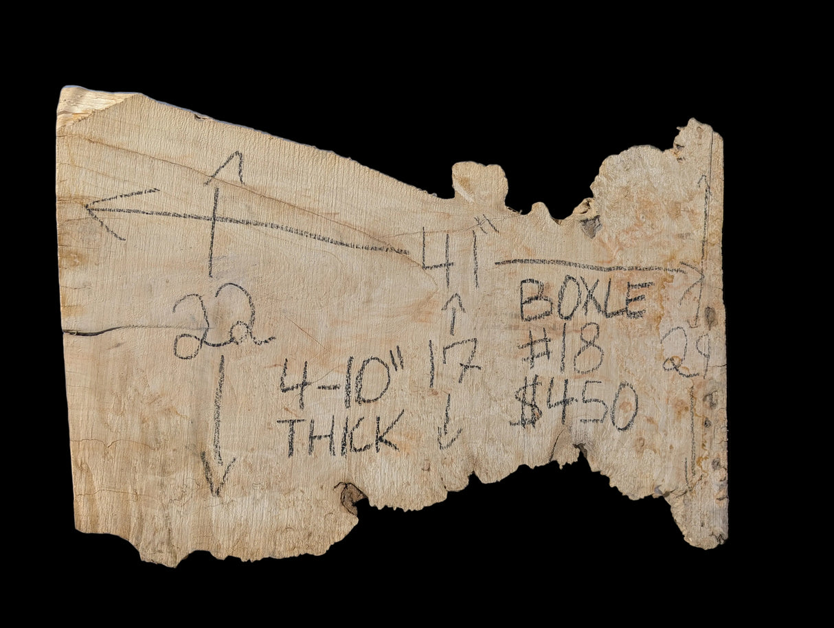 Maple, Box Elder Live Edge #018