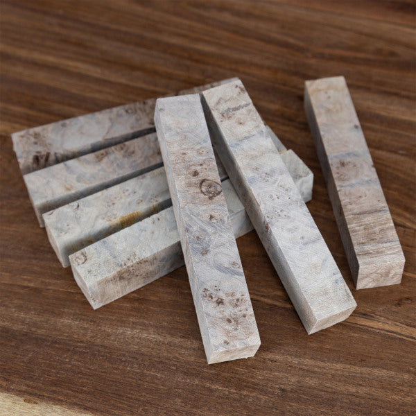 Stabilized Maple Burl Pen Blanks