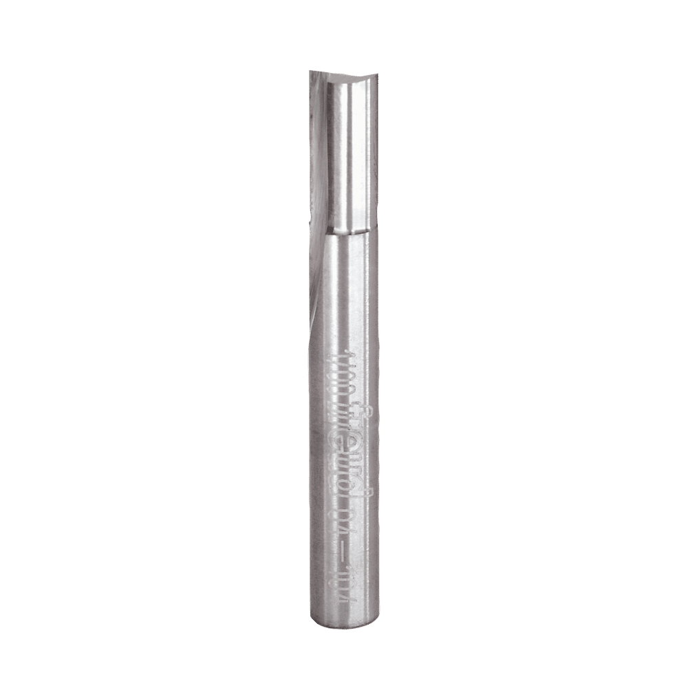 1/4" x 1/2" Double Flute Straight Bit