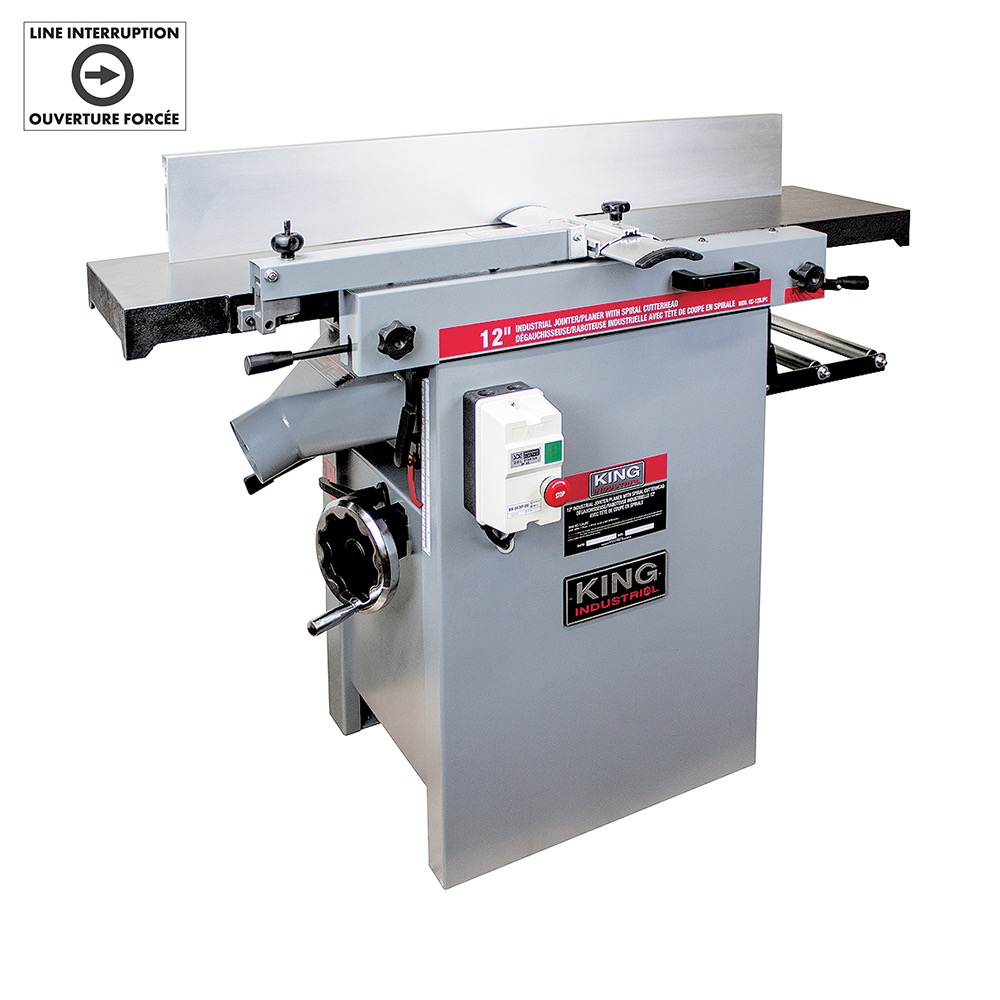 Jointer/Planer - 12" w/ Spiral Cutterhead