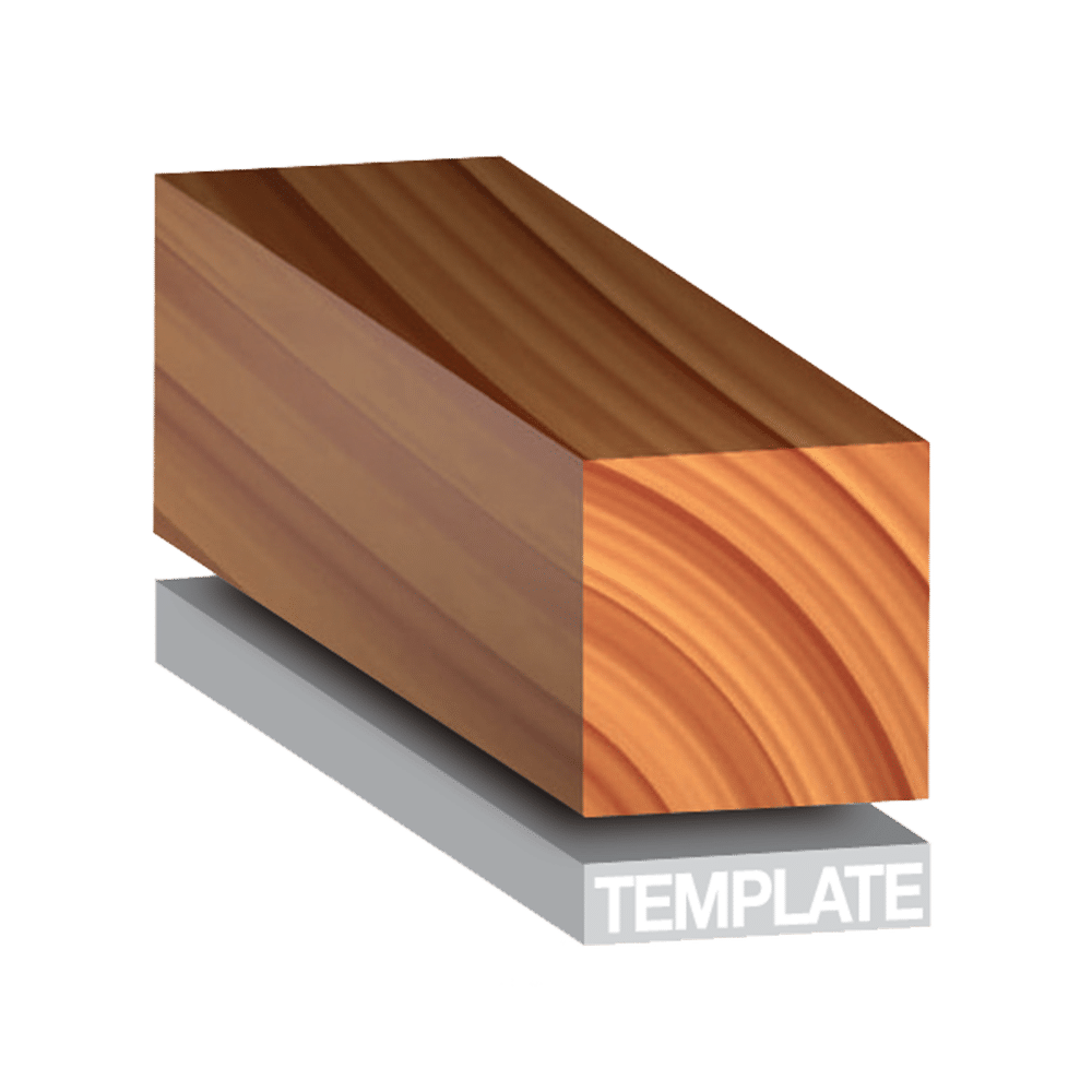 3/8" x 1/2" Bearing Flush Trim Bit