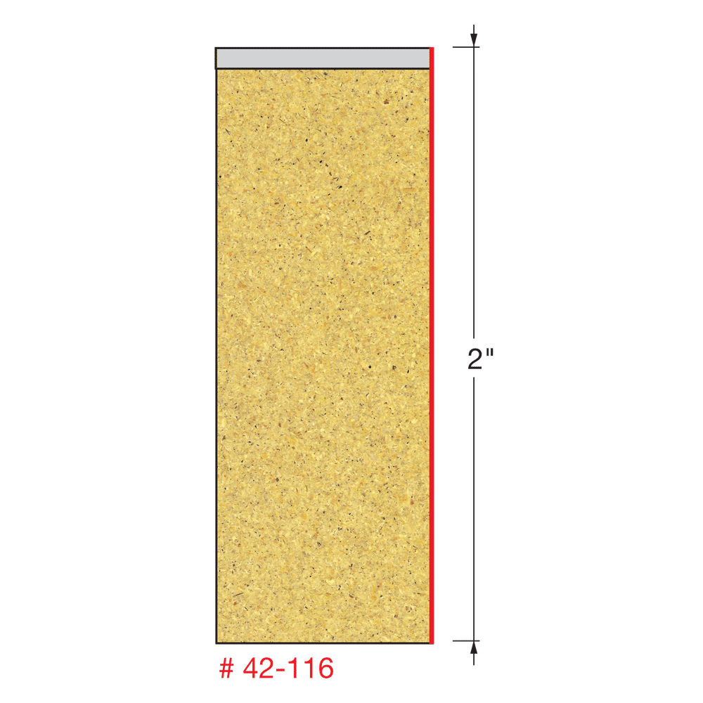 1/2" x 2" Bearing Flush Trim Bit