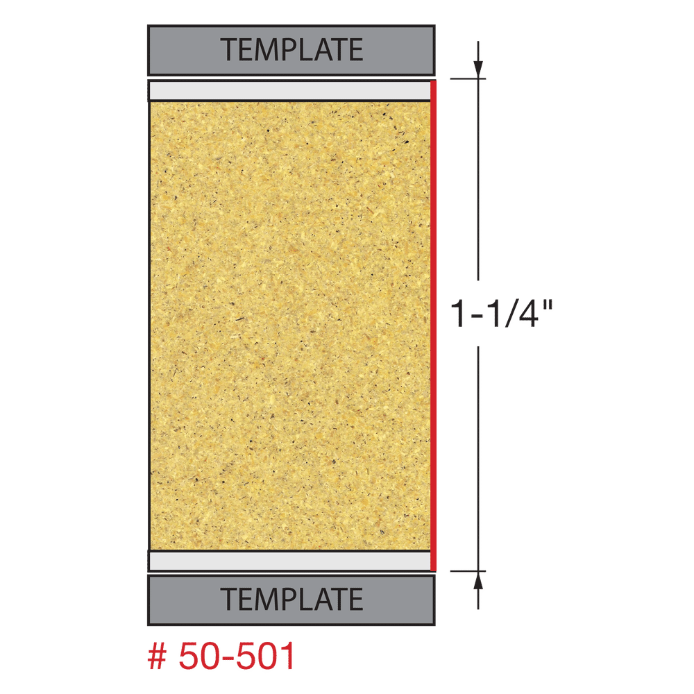 1-1/4" x 1/2" Top & Bottom Bearing Flush Trim Bit