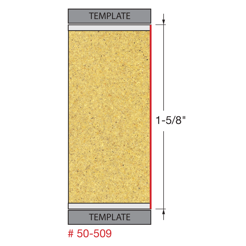 1-5/8" x 3/4" Top & Bottom Bearing Flush Trim Bit