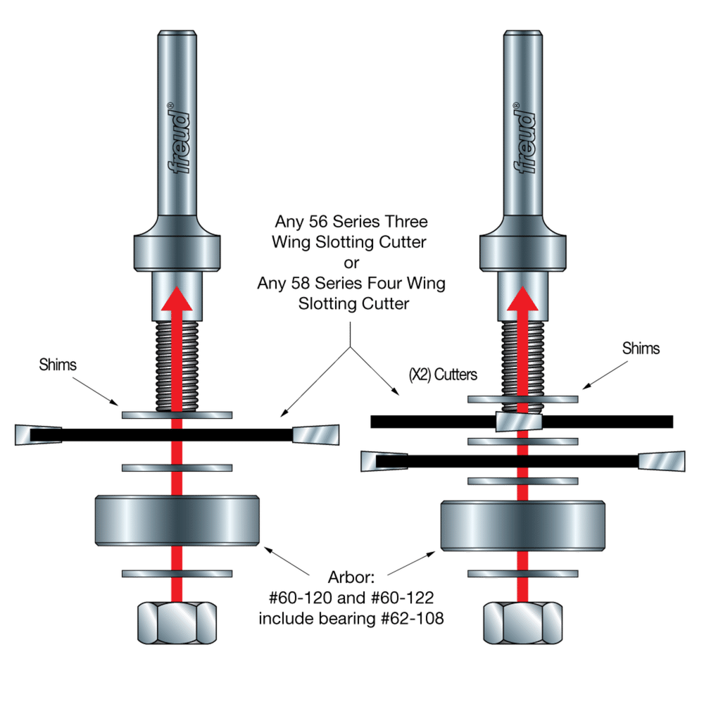 1/4" Slot Cutting Arbor