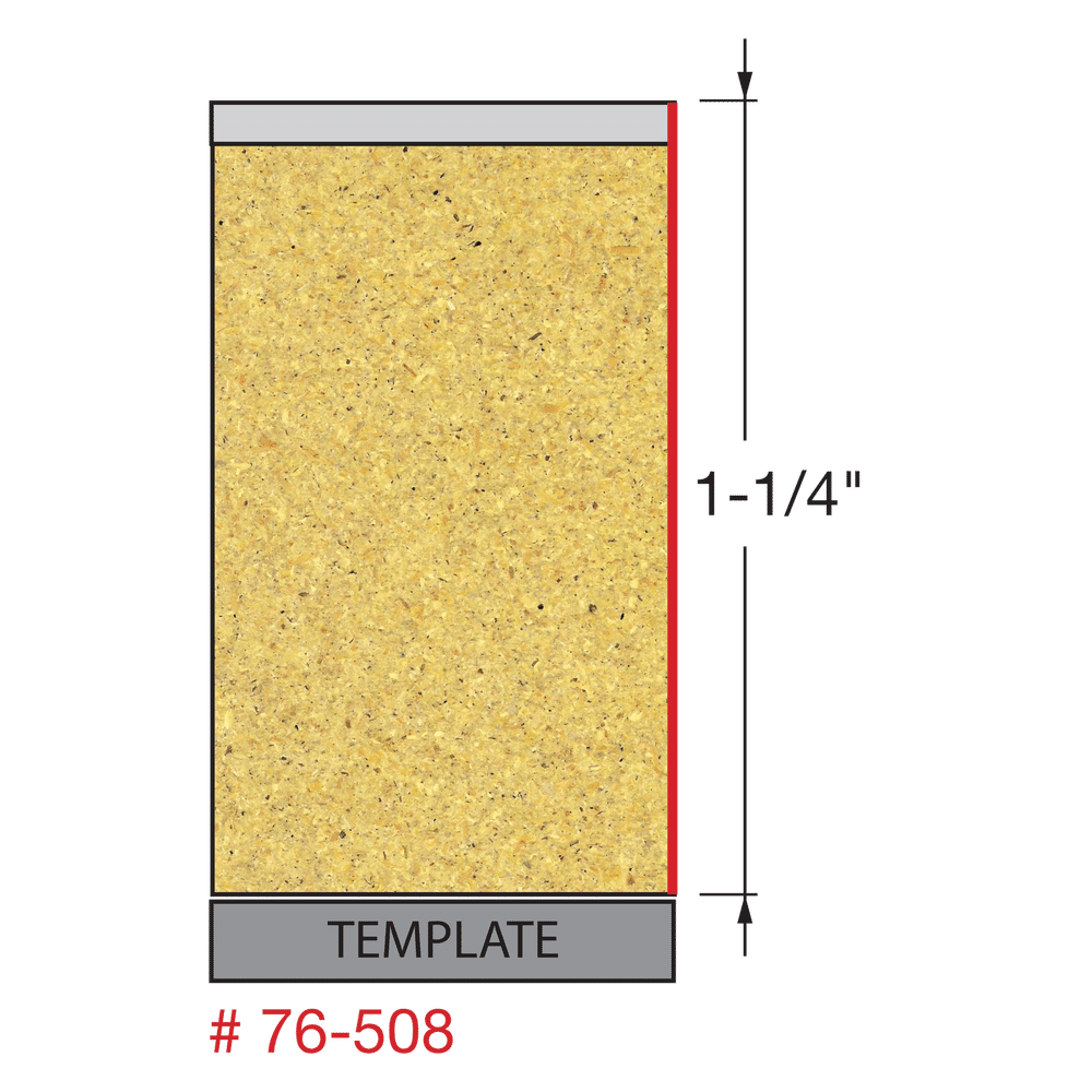 1/2" Flush Trim Downcut Spiral Bit