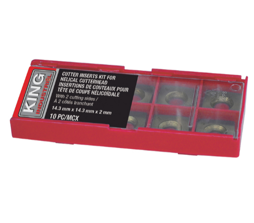 Helical Cutter Inserts - 10 pack