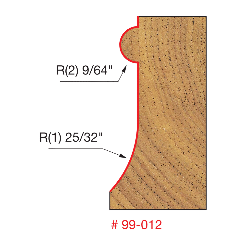 15/16" Face Molding Bit