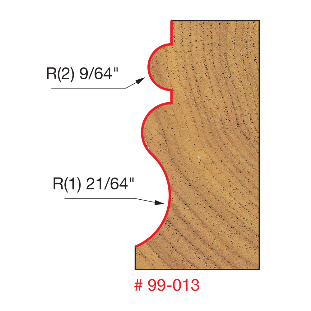 15/16" Face Molding Bit