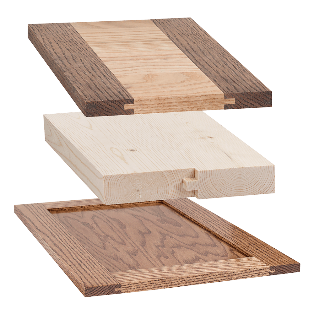 1/2" to 1-1/4" Tk. Adjustable Tongue & Groove Bit Set