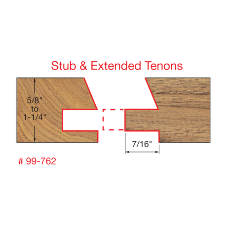 1"-11/16" Premier Adjustable Rail & Stile Bit "- Shaker