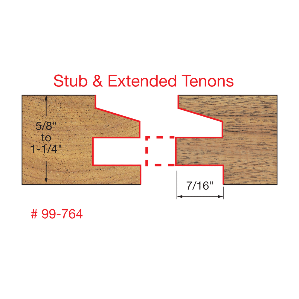 1"-11/16" Premier Adjustable Rail & Stile Bit "- Bevel