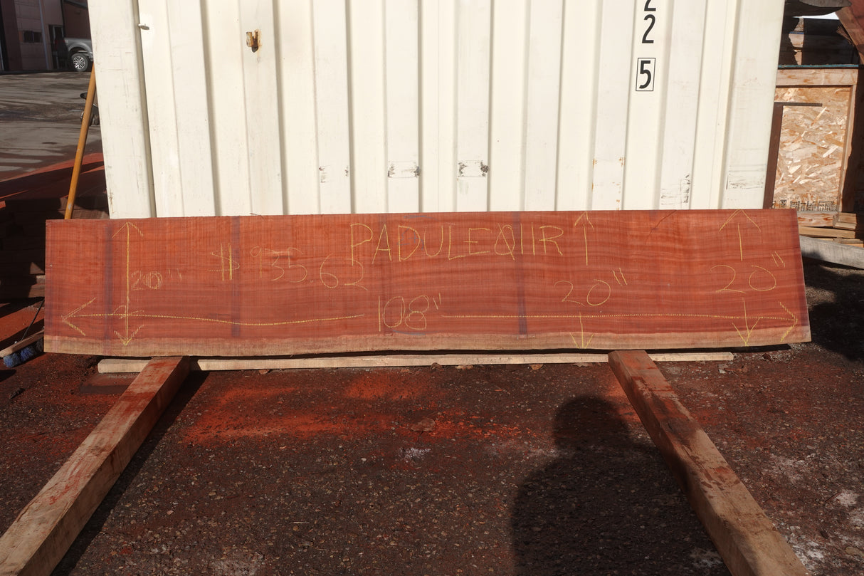 Padauk LIve Edge Slab #011R